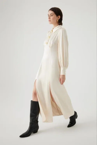 Exquise Alivia Midi Dress In Neutral