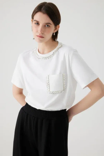 Exquise Alla Tshirt In White