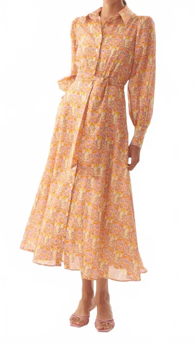 Exquise Allison Dress In Multicolor In Pink