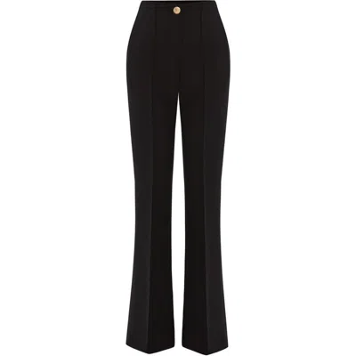 Exquise Alvia Straight Pants In Black