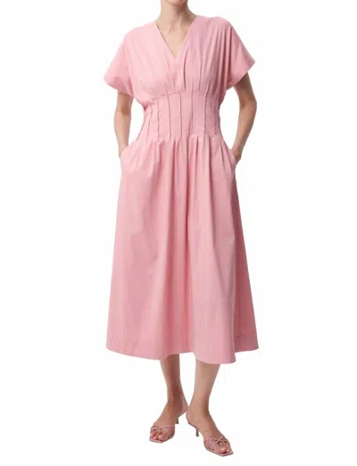 Exquise Amaud Midi Dress In Pink