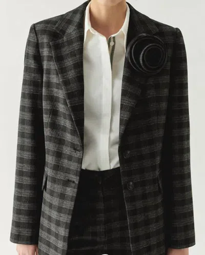 Exquise Amiri Blazer In Anthracite In Black