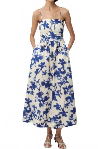 Exquise Antonin Maxi Sundress In Breezy Blue