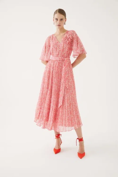 Exquise Bobo Dress Flared Dress In Pink
