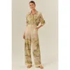 Exquise Cecelia Classic Relaxed Wide Legs In Multi