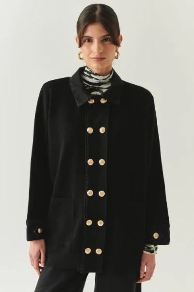 Exquise Cielo Knit Cardigan In Black