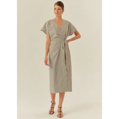 Exquise Collins Midi Dress In Multi