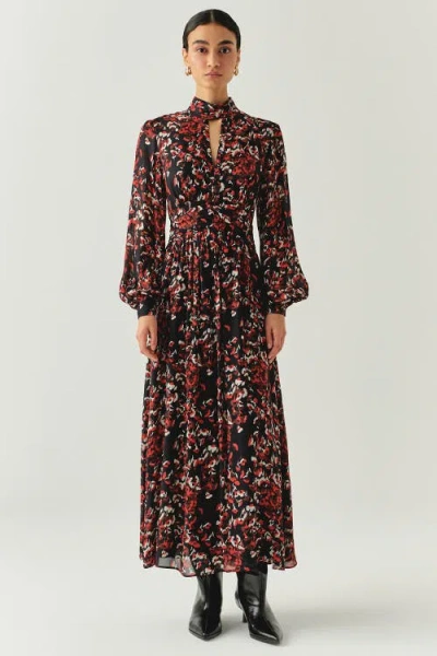 Exquise Erin Maxi Dress In Multi