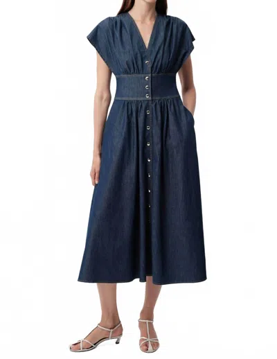 Exquise Evan Dress In Blue