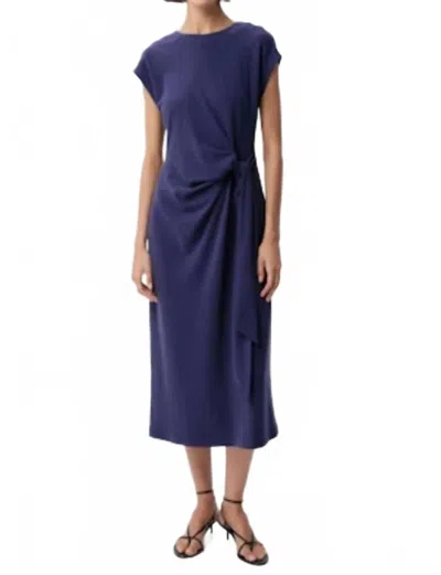 Exquise Ferguson Midi Dress In Blue