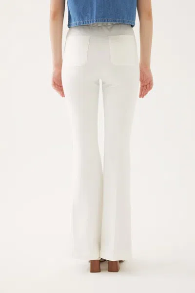 Exquise Flared Trousers In Neutral