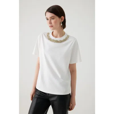 Exquise Gianna Tshirt In White