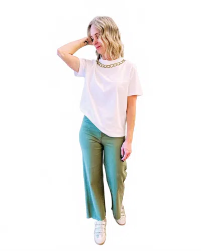 Exquise Harmony Tee Shirt In White In Multi