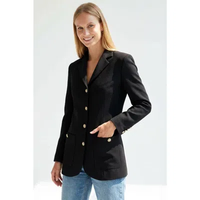 Exquise Jaime Blazer Jacket In Black