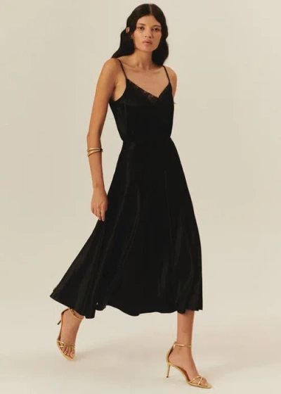 Exquise Kehlani Midi Skirt In Blue