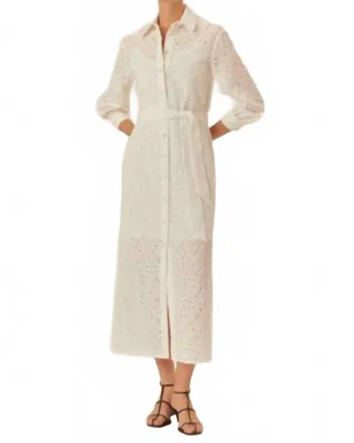 Exquise Kiara Midi Dress In White