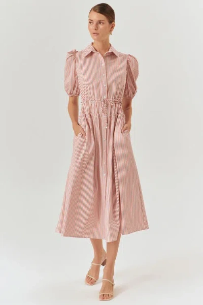 Exquise Legacy Midi Dress In Pink