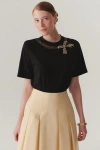 Exquise Leilani T-shirt In Black