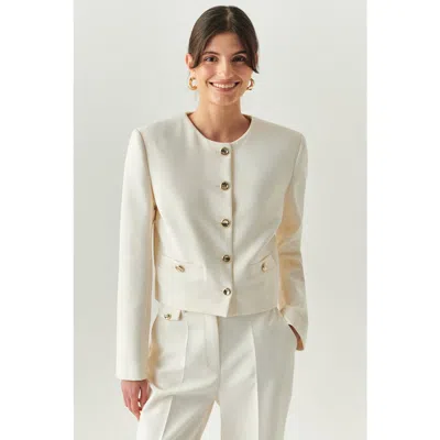 Exquise Marceline Jacket In White