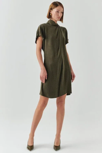 Exquise Martha Mini Dress In Green