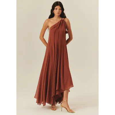 Exquise Paislee Maxi Dress In Brown