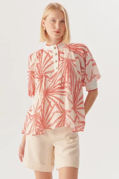 Exquise Palmer Chiffon Blouse In Multi