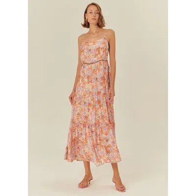 Exquise Paris Midi Dress In Brown