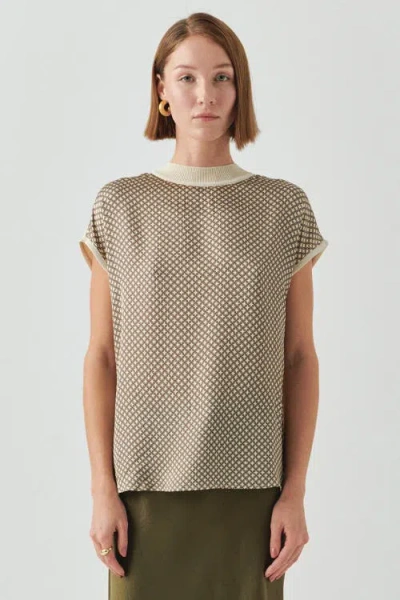 Exquise Penny Blouse In Brown