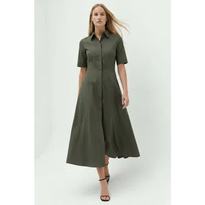 Exquise Rylie Midi Dress In Green