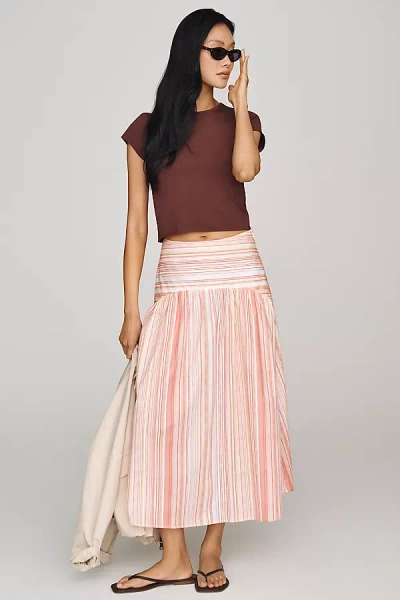 Exquise The Tobie Drop-waist Skirt By  In Multi