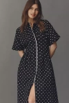 Exquise The Tobie Shirt Dress By  In Black