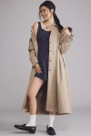 Exquise The Tobie Trench Coat By  Jacket In Neutral