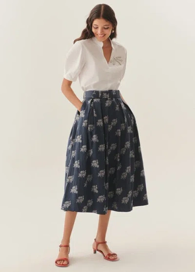 Exquise Thea Skirt In Blue