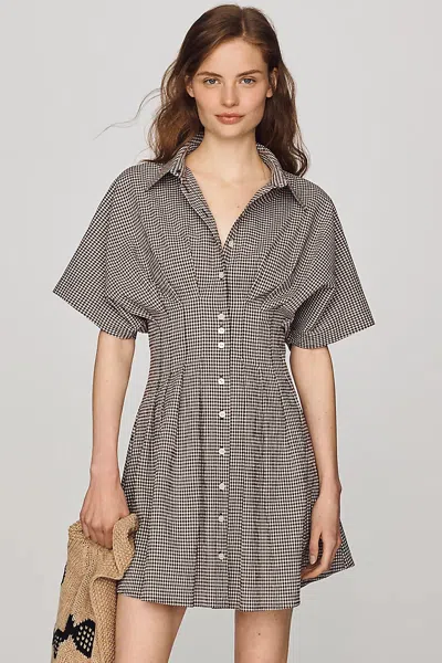Exquise Tobie Mini Shirtdress By  In Grey