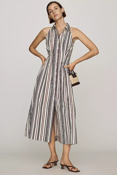 Exquise Tobie Sleeveless Shirt Dress By  In Black