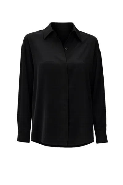 Exquise Women's Alexander Long Sleeve Shirt – Black In Multi