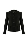 Exquise Aubrie Structured Jacket In Gray