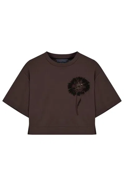 Exquise Women's Brynn Tshirt-brown