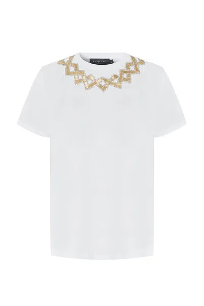 Exquise Women's Elise Tshirt - White
