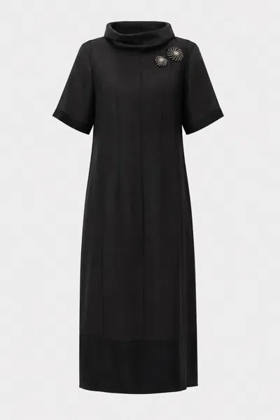 Exquise Women's Jadiyn Midi Dress - Black In Multi