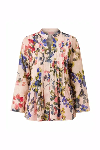 Exquise Jazlyn Floral Printed Blouse In Multi