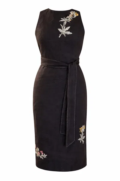 Exquise Women's Julieta Midi Dress - Black