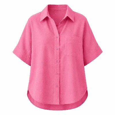 Exquise Women's Miranda Lyocell Shirt - Pink