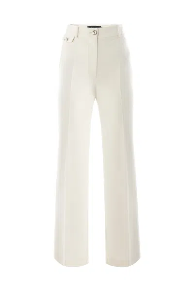 Exquise Women's Neutrals Tailored Pocketed Coraline Pants - Ecru