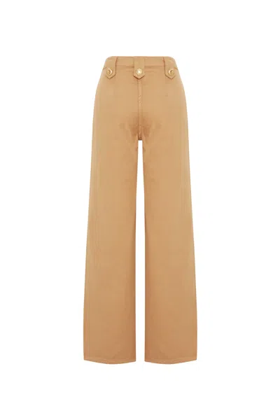 Exquise Women's Orange / Brown Acacio Denim Pants