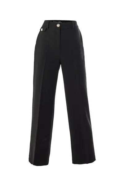 Exquise Women's Tailored Pocketed Coraline Pants - Black
