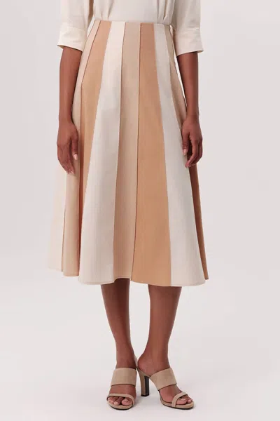 Exquise Women's The Nikki Skirt In Tan In Beige