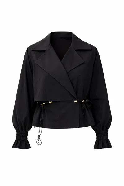 Exquise Women's Yareli Collar Jacket – Black