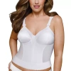 Exquisite Form Fully Back Close Longline Bra -5107532 In White