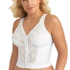 Exquisite Form Fully Longline Unlined Wireless Full Coverage Bra 5107565 In White